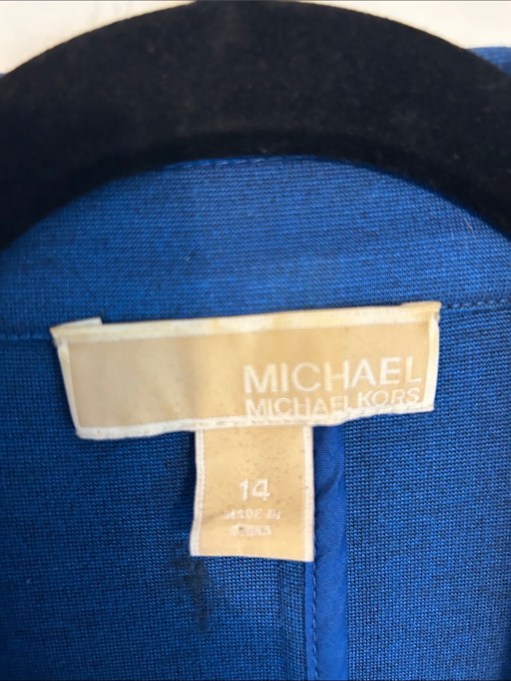 Michael Kors Royal Blue Knit Blazer - Picture 2 of 7
